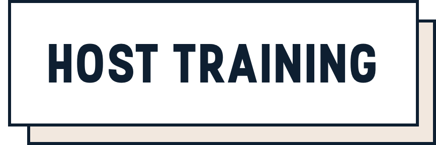 HOST TRAINING #2