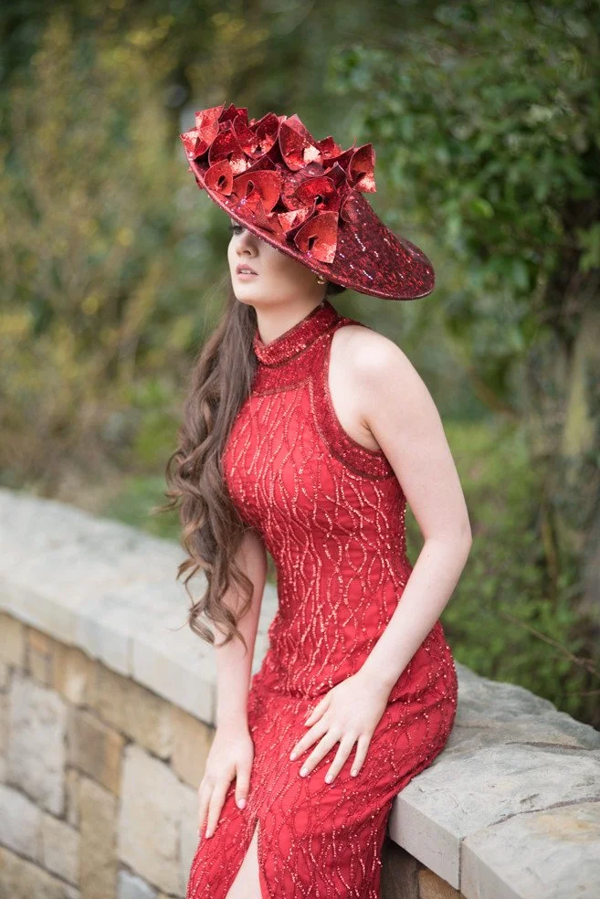 Power house red glitter fire