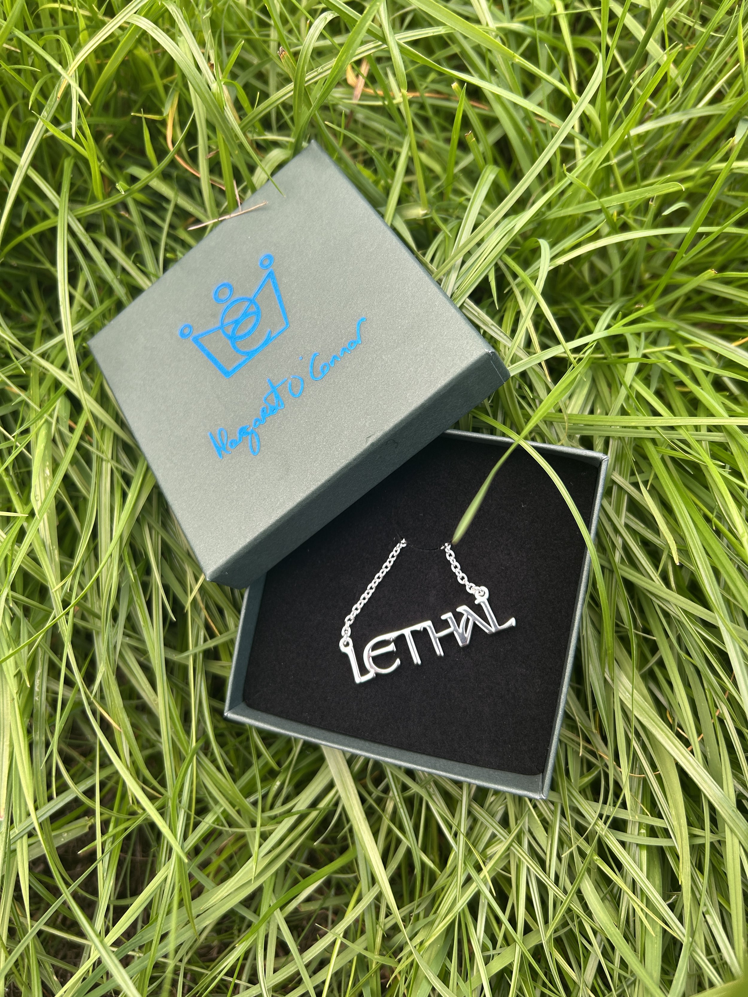 LETHAL (small) silver plates 64MM (BIG)