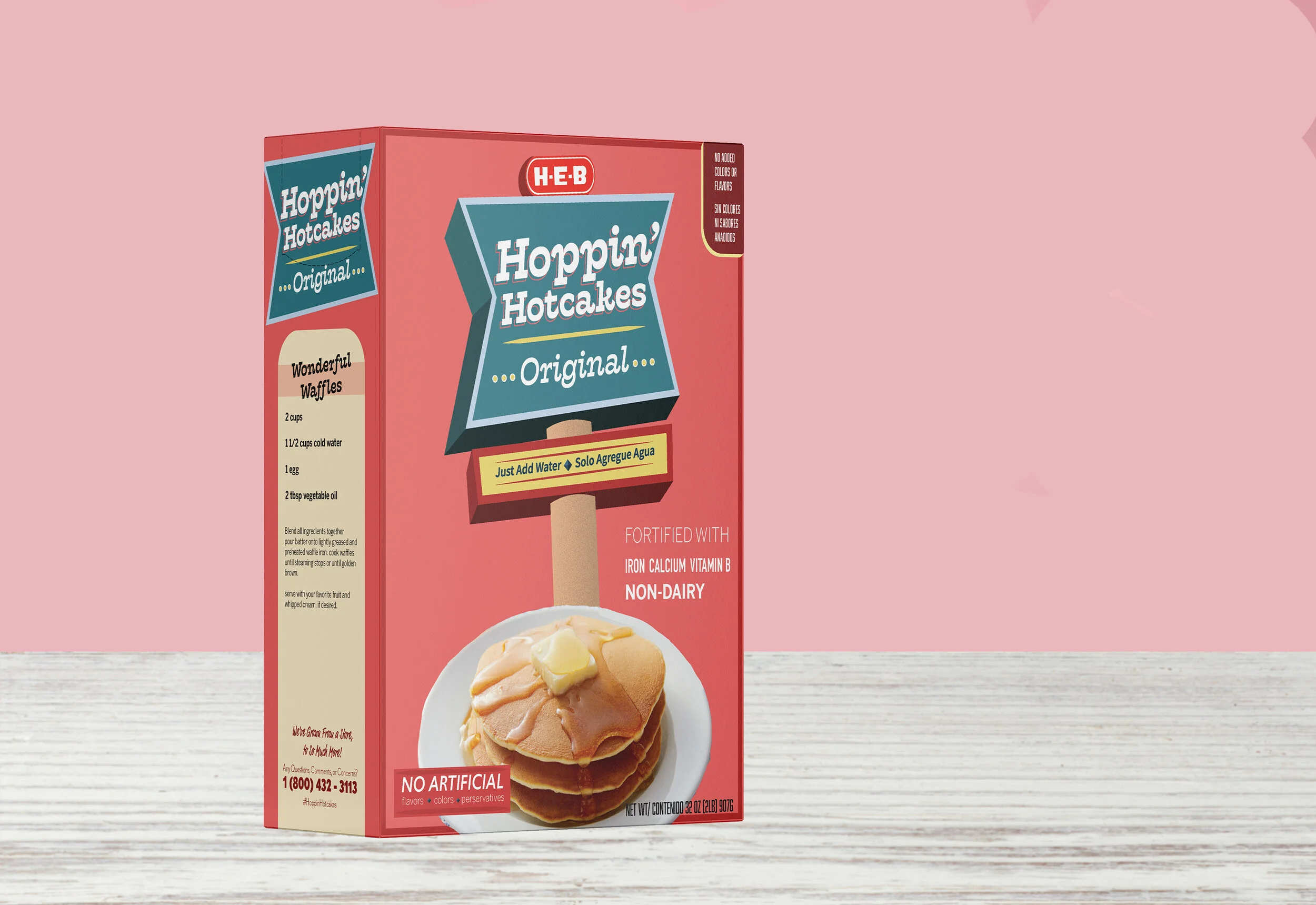 mockup of the packaging.