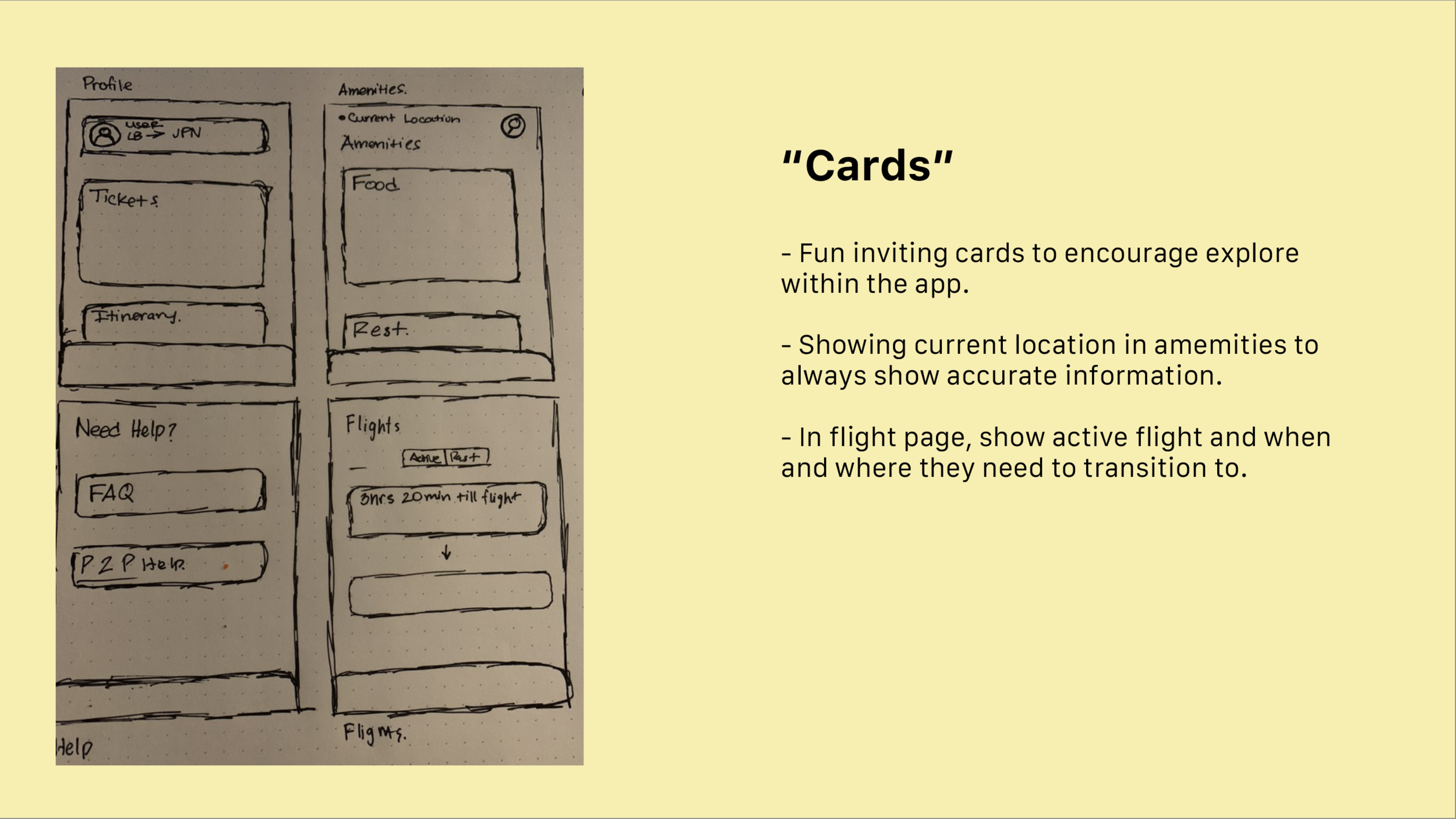Early UI Roughs