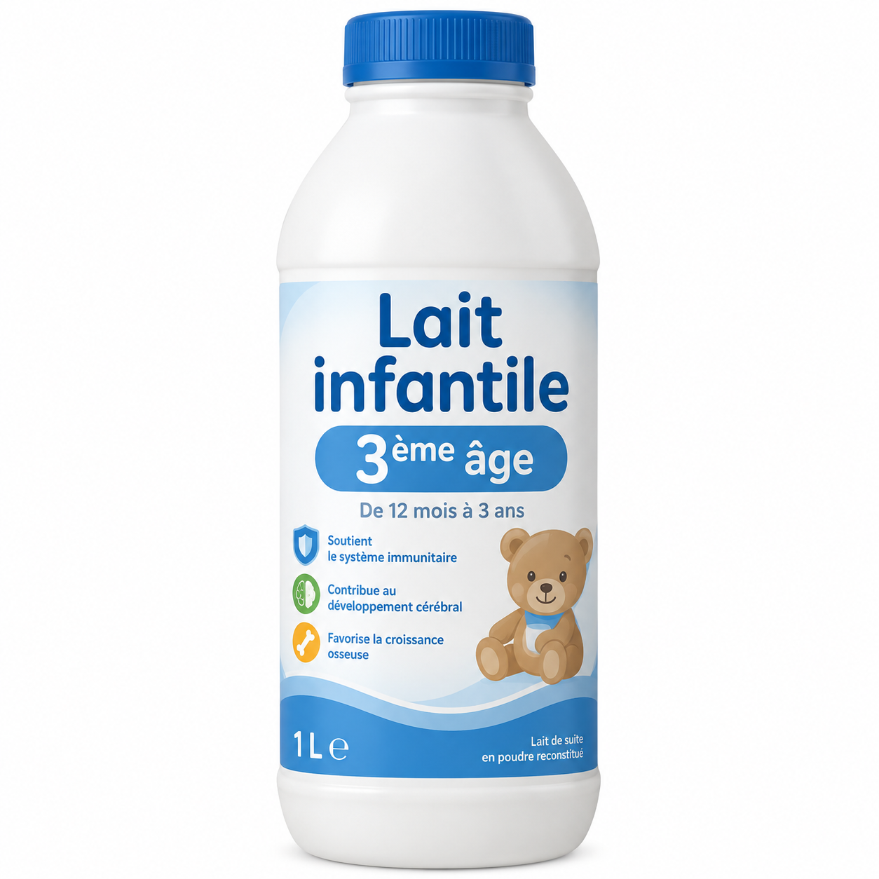 1 carton de Lait infantile 3ème âge liquide