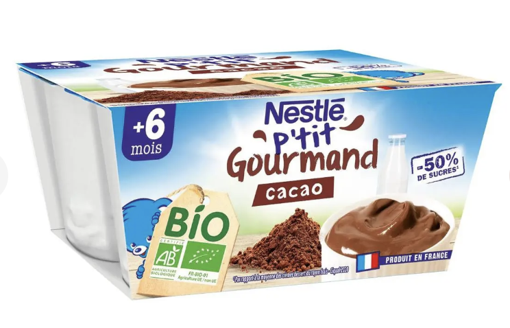 1 palette de P'tit Gourmand Cacao dès 6 mois