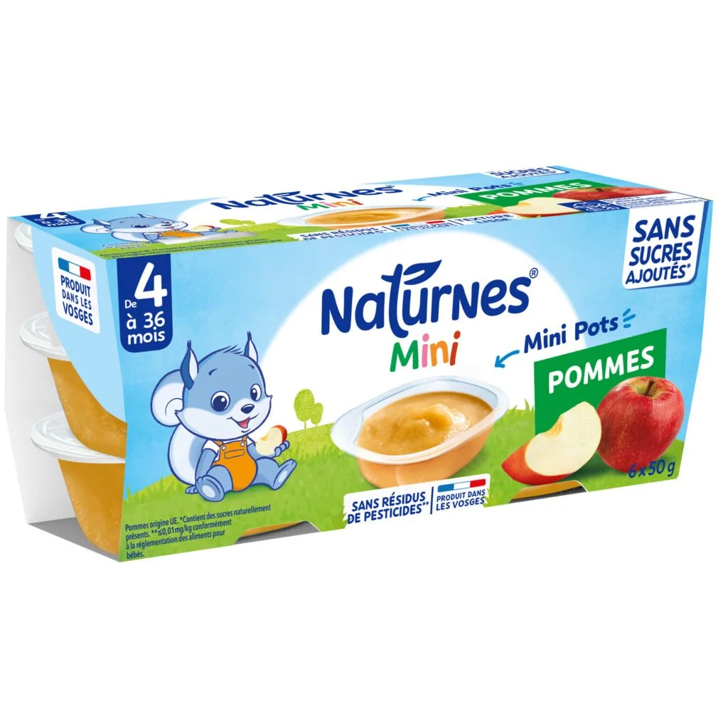 1 carton Naturnes Pomme dès 4 mois