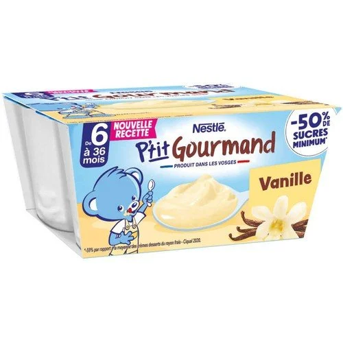 1 palette de P'tit Gourmand Vanille dès 6 mois