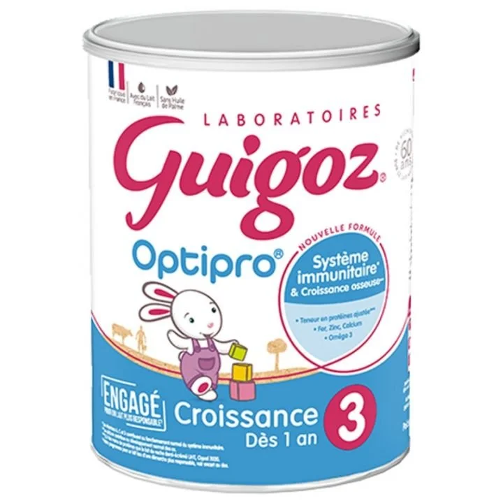 1 carton de lait de croissance Guigoz 3e âge