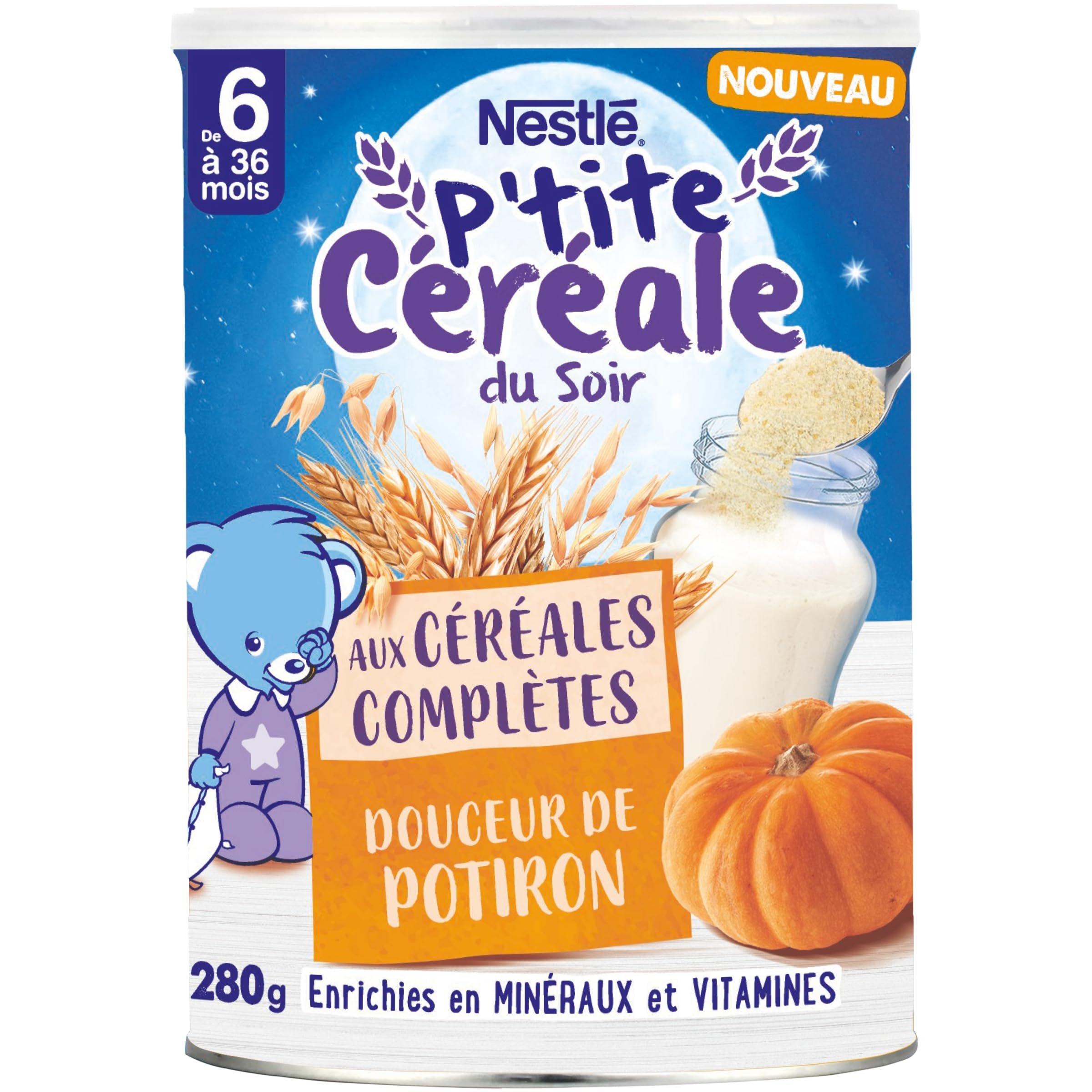 1 palette P'tite céréale du soir Potiron