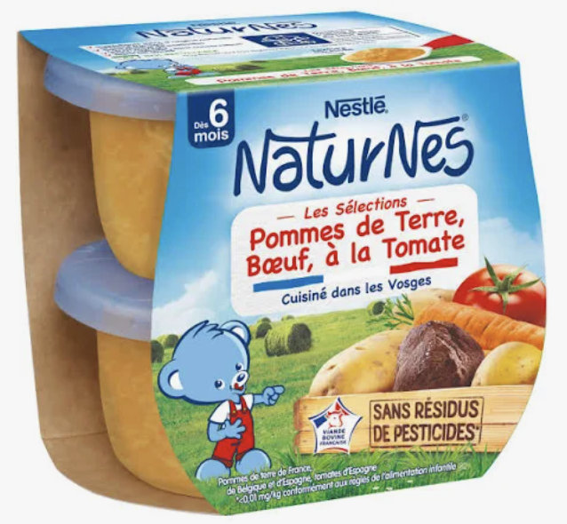 1 palette Pomme de terre, boeuf, tomate dès 6 mois