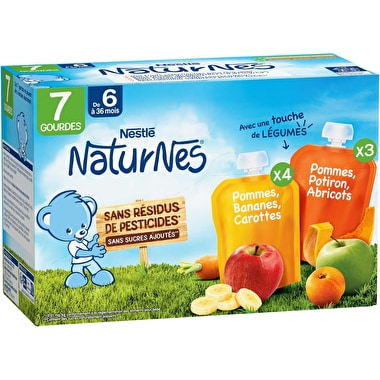 1 palette Naturnes Fruits et Légumes dès 6 mois