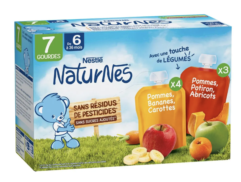 1 palette Gourdes de Compote Fruits et Légumes dès 6 mois