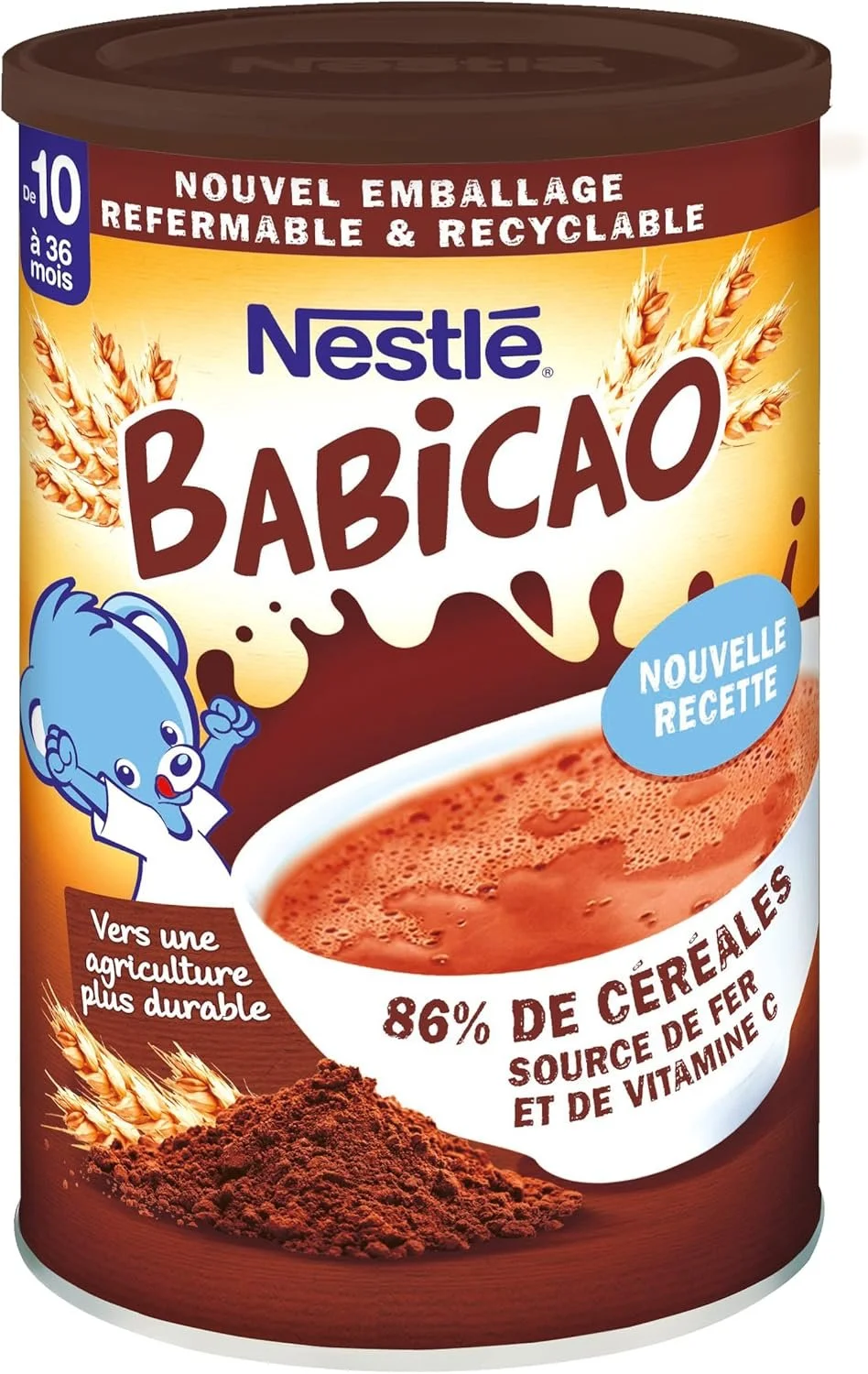 Céréales Babicao +10 mois DDM 31/05/26 (par boîte)
