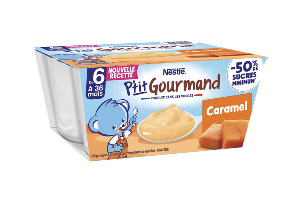 1 palette de P'tit Gourmand Caramel dès 6 mois