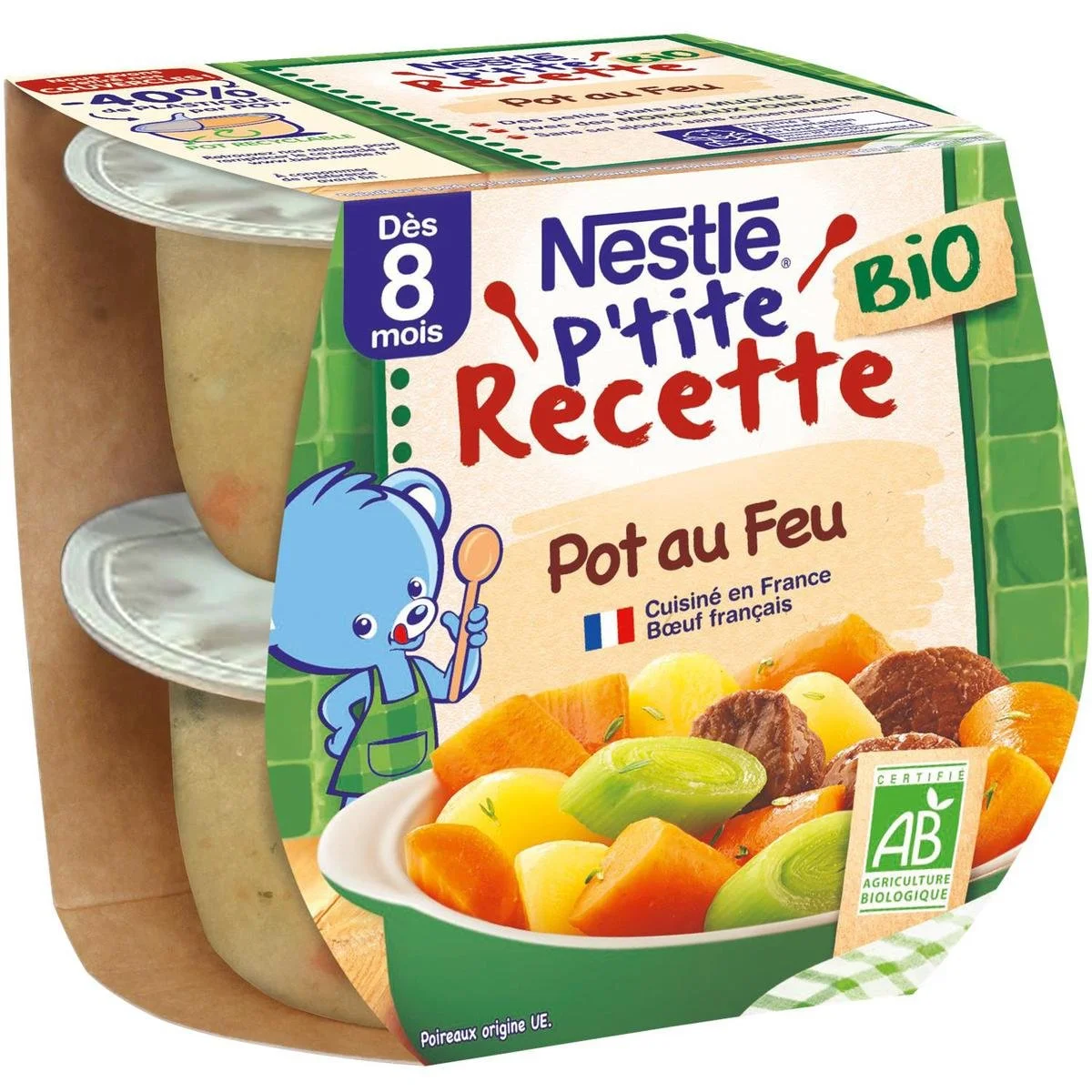 1 palette Pot au feu (dès 8 mois)