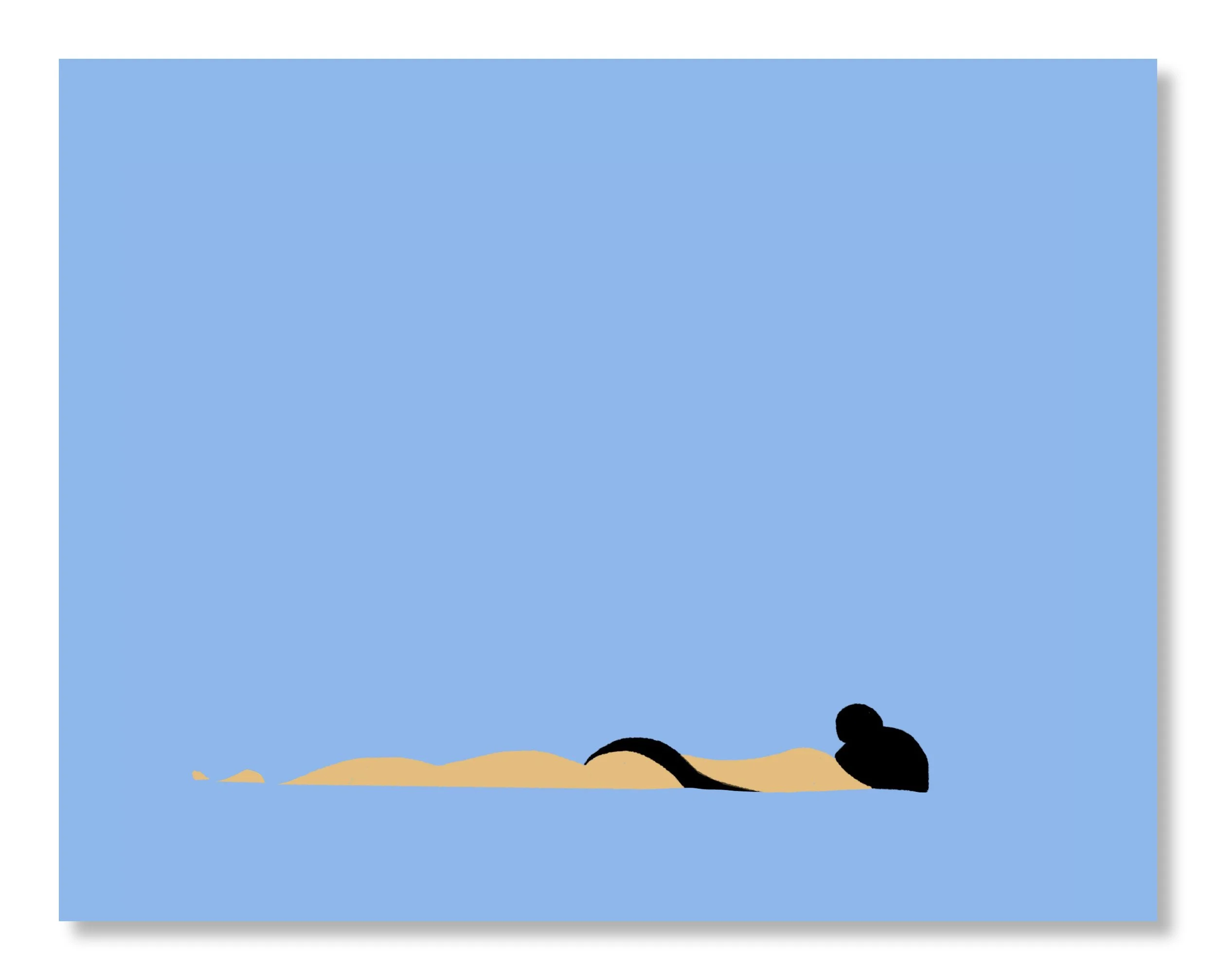 Cold Swim, Clear Eyed 14 x 11