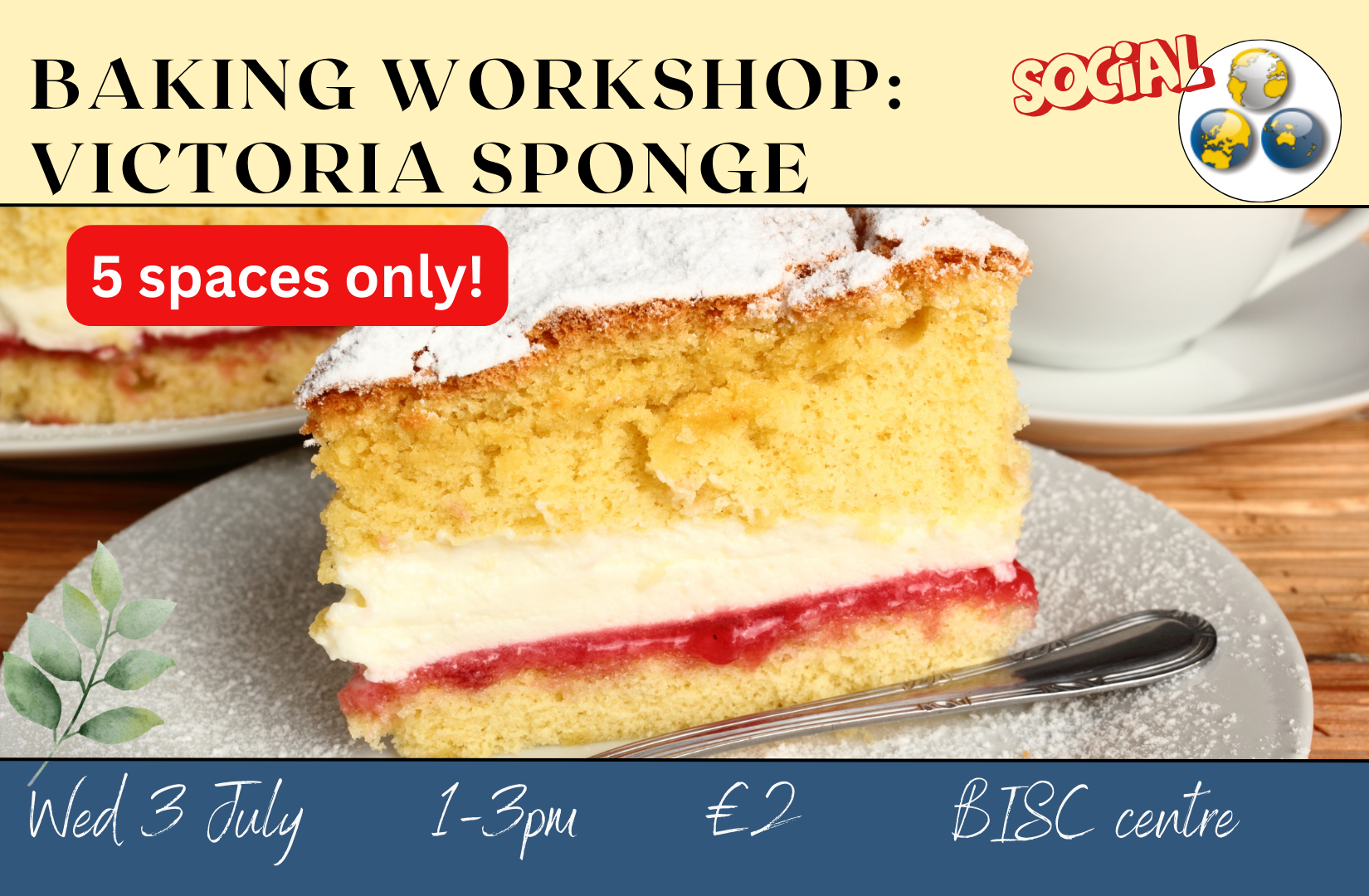 Baking Victoria Sponge — Bristol International Student Centre