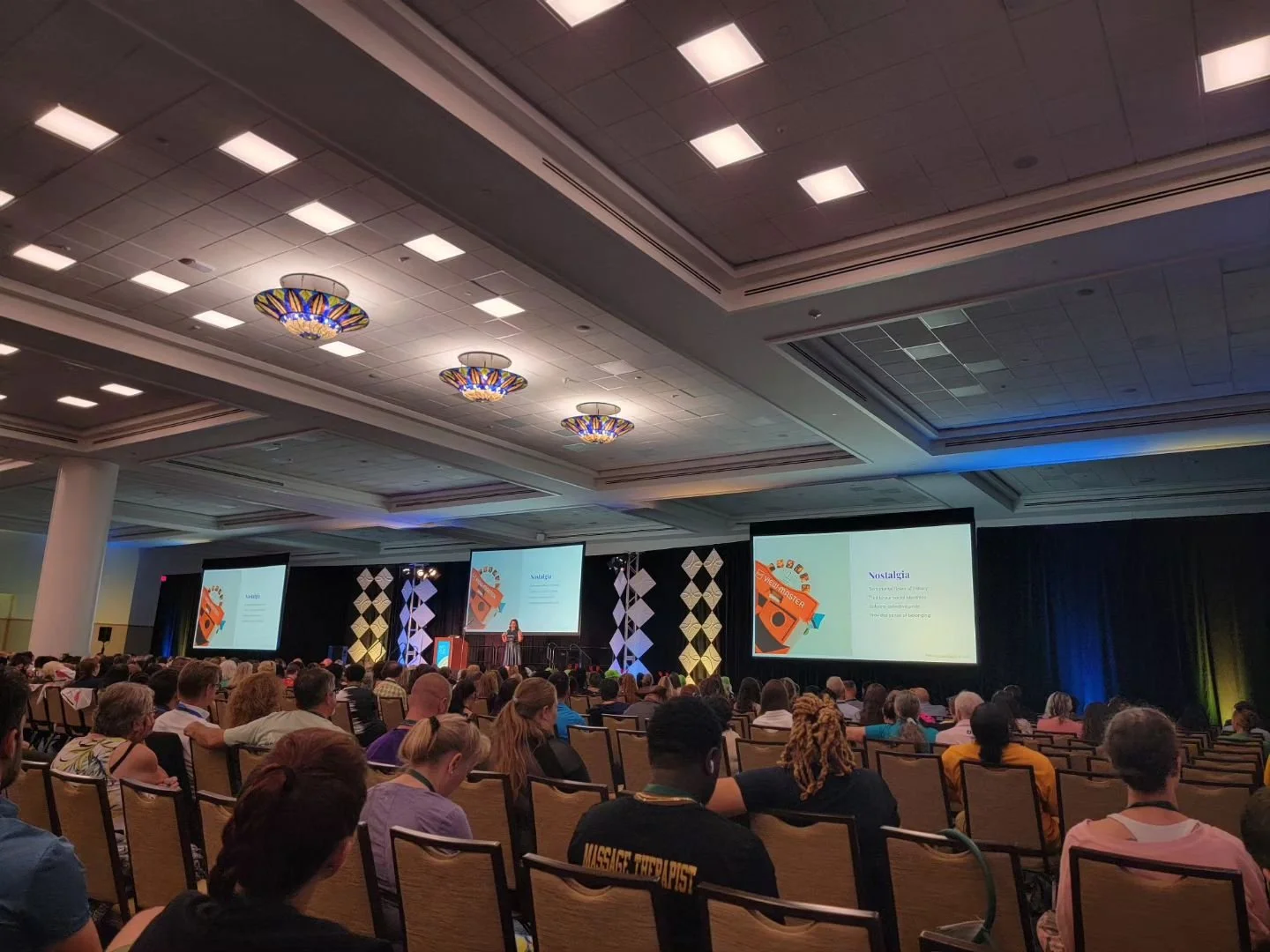 Day 1 of Nationals ✔️ It's good to be back around my massage therapy colleagues and the coolest instructors. Get yourself around the right people and continue to grow together 💚