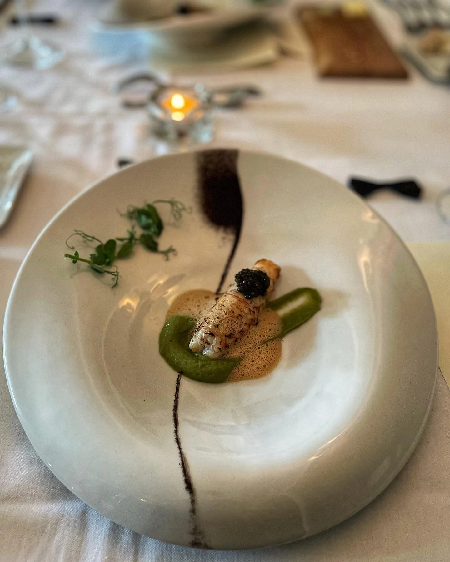 Celebrating at @lincolninnandrestaurant tonight with a lovely gluten-free meal.
.
We booked this meal the day after our second vaccine dose and have been so looking forward to it!
.
It was lovely to dine and laugh and chat, and as hubs puts it &l