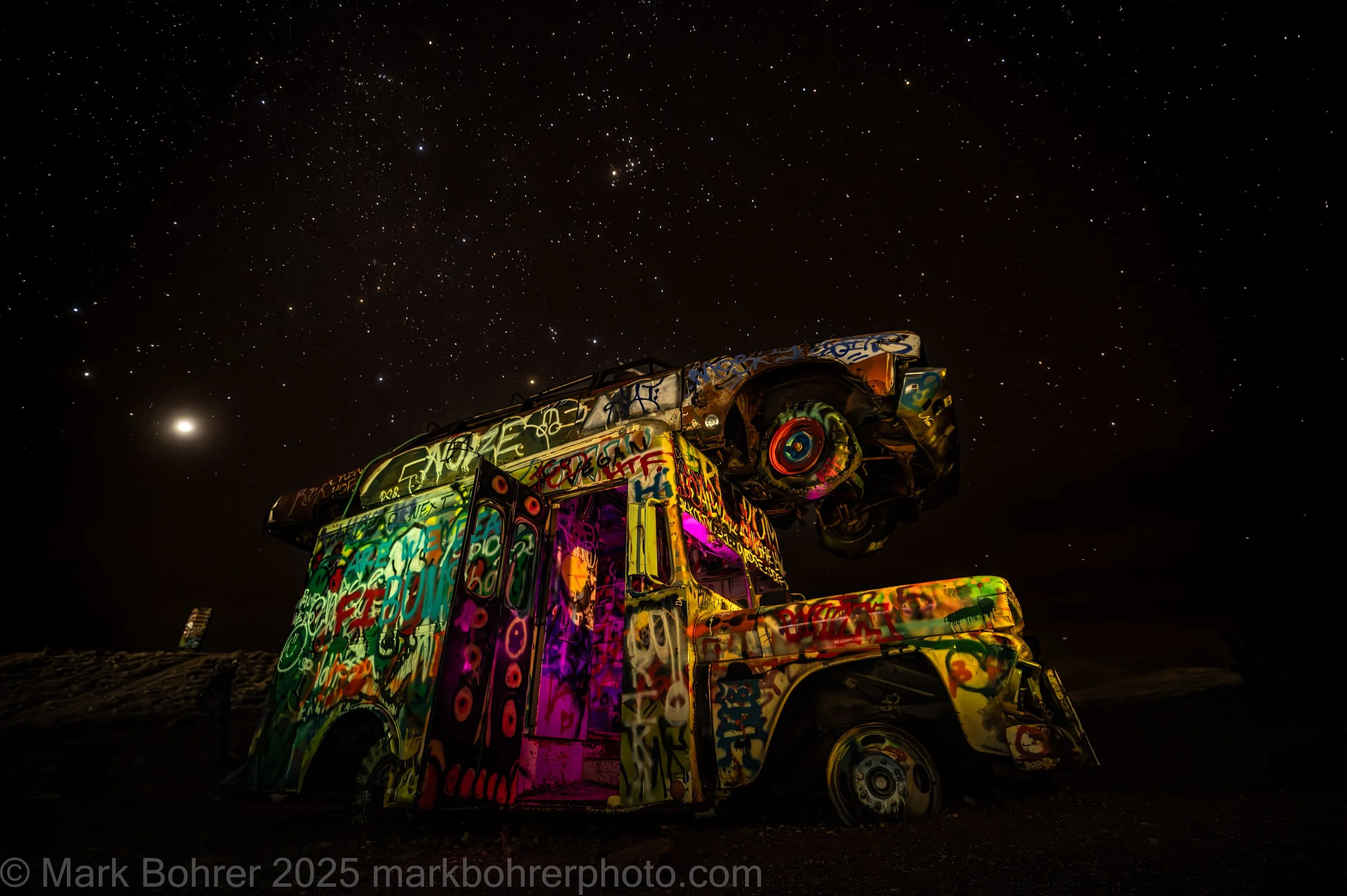 Is This My Bus? -International Car Forest of the Last Church, NV