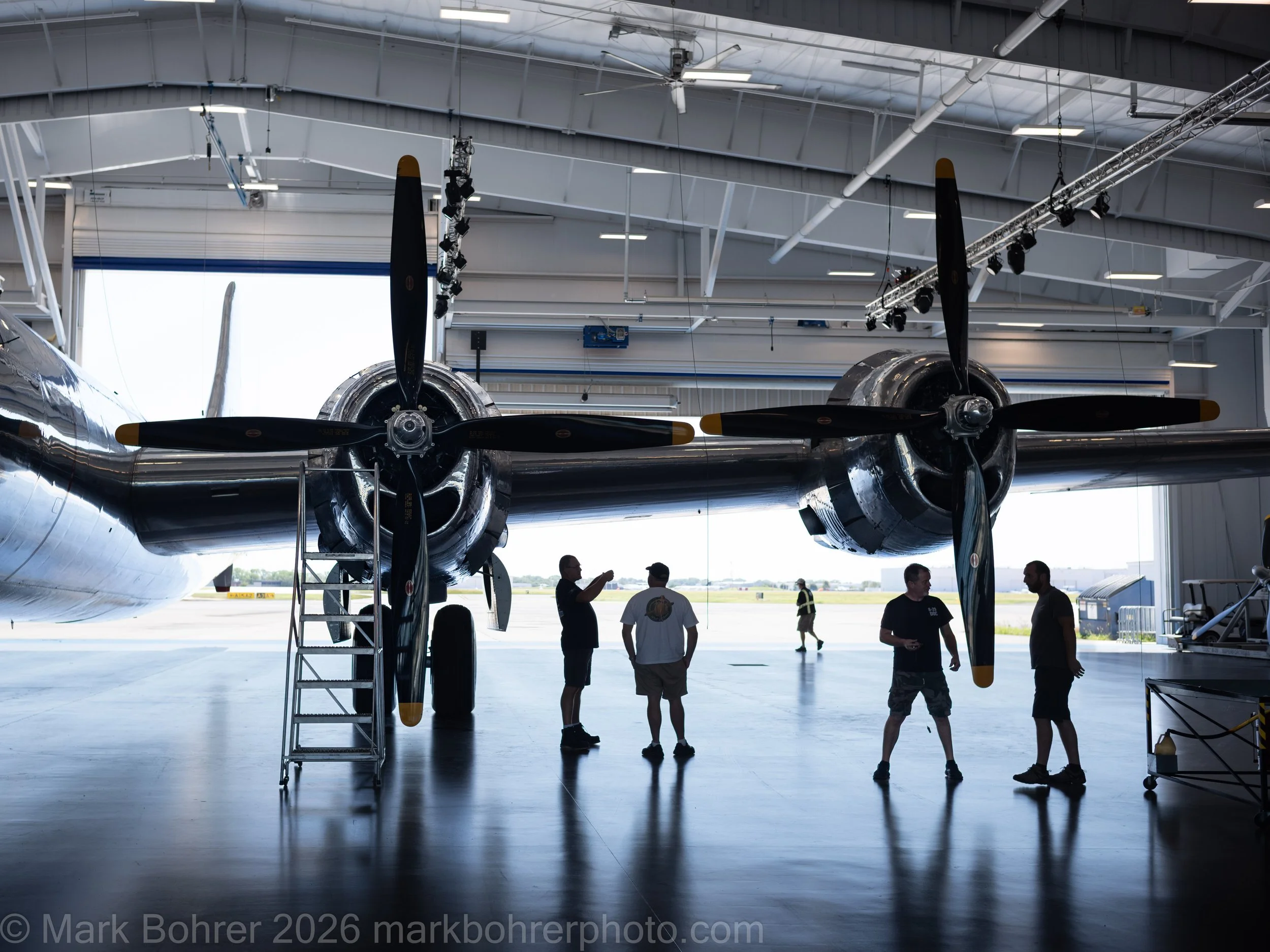 B-29 Doc Warbird inspection
