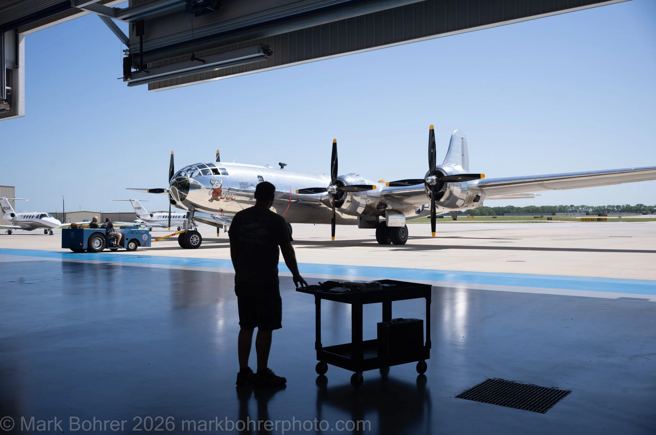 B-29 Doc pulling out