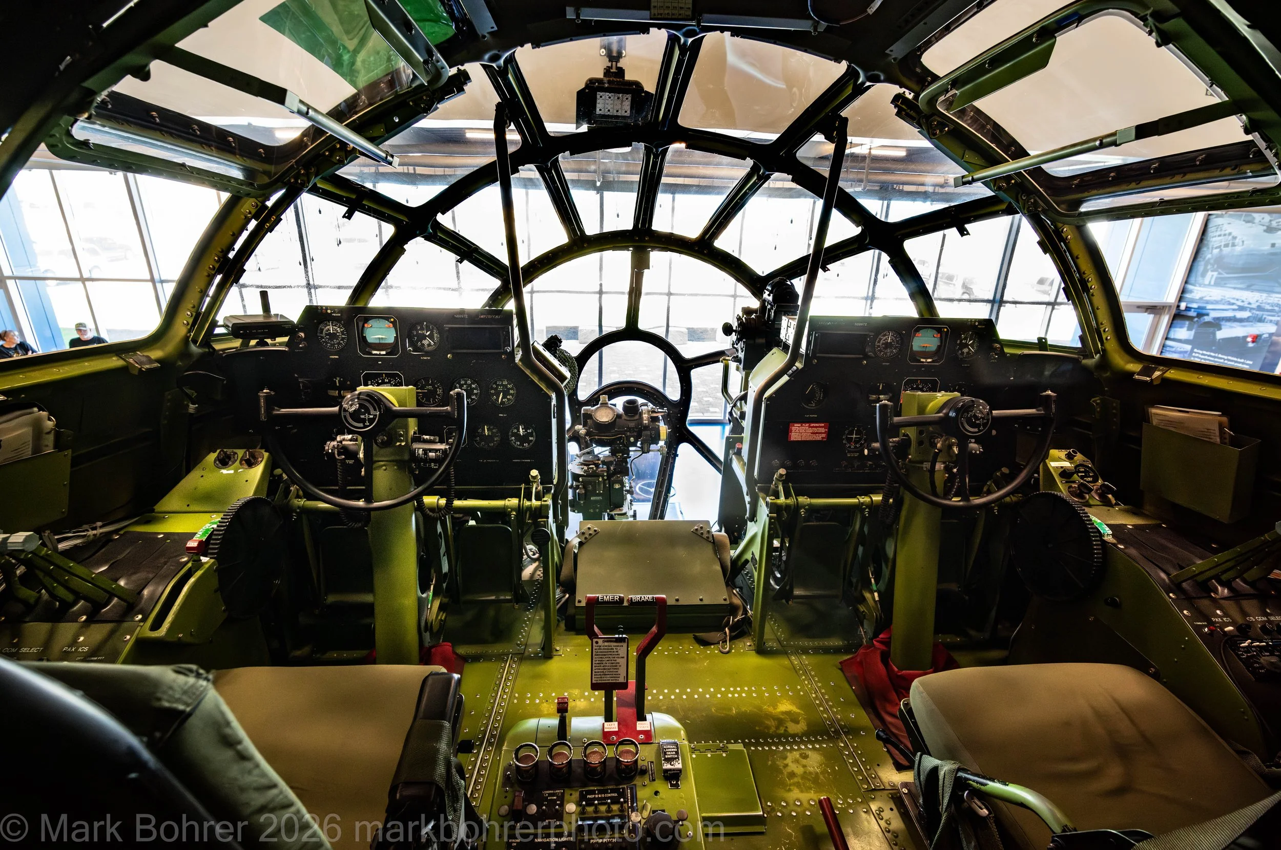 B-29 Doc pilot's view