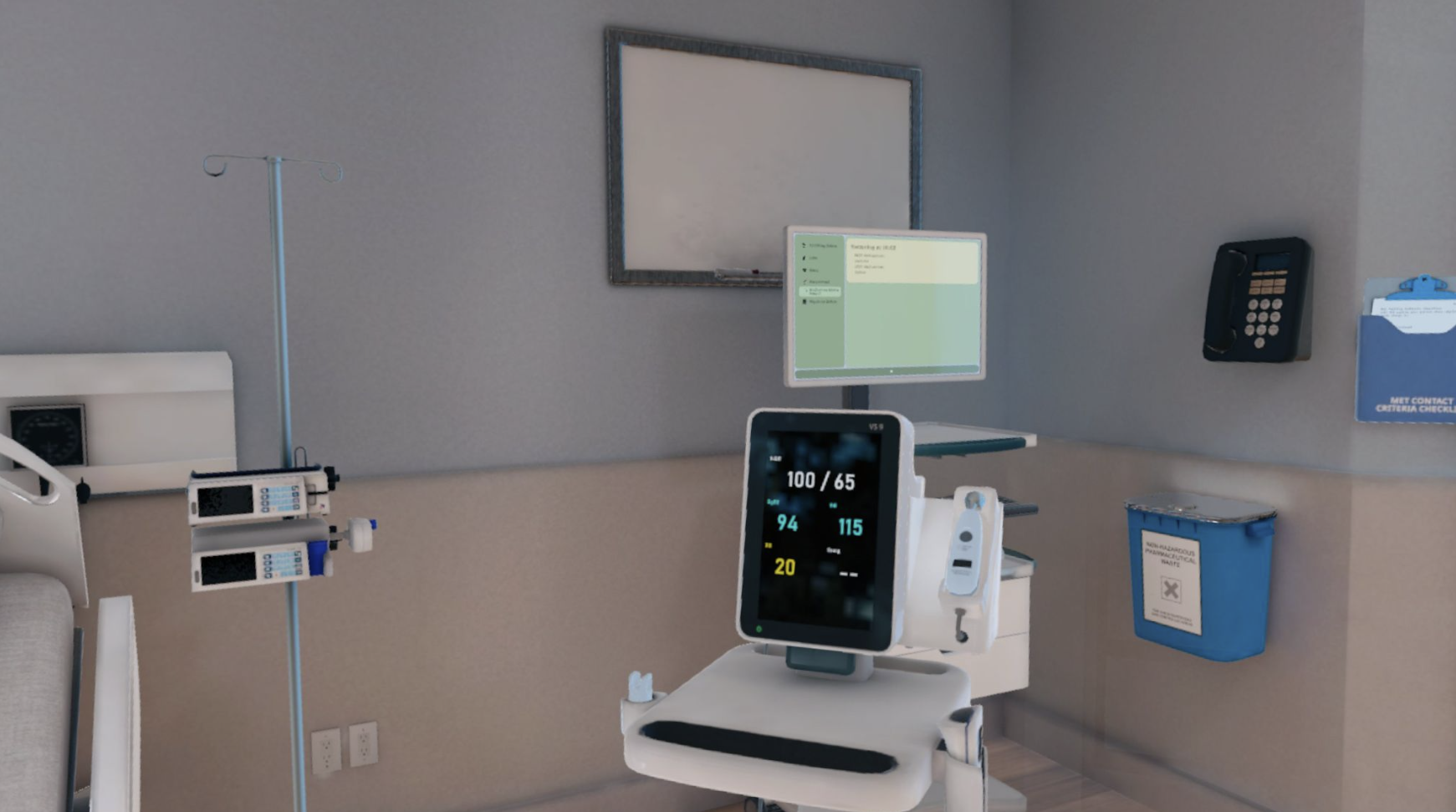 Accutor Vitals Machine for Liver Failure Scenario