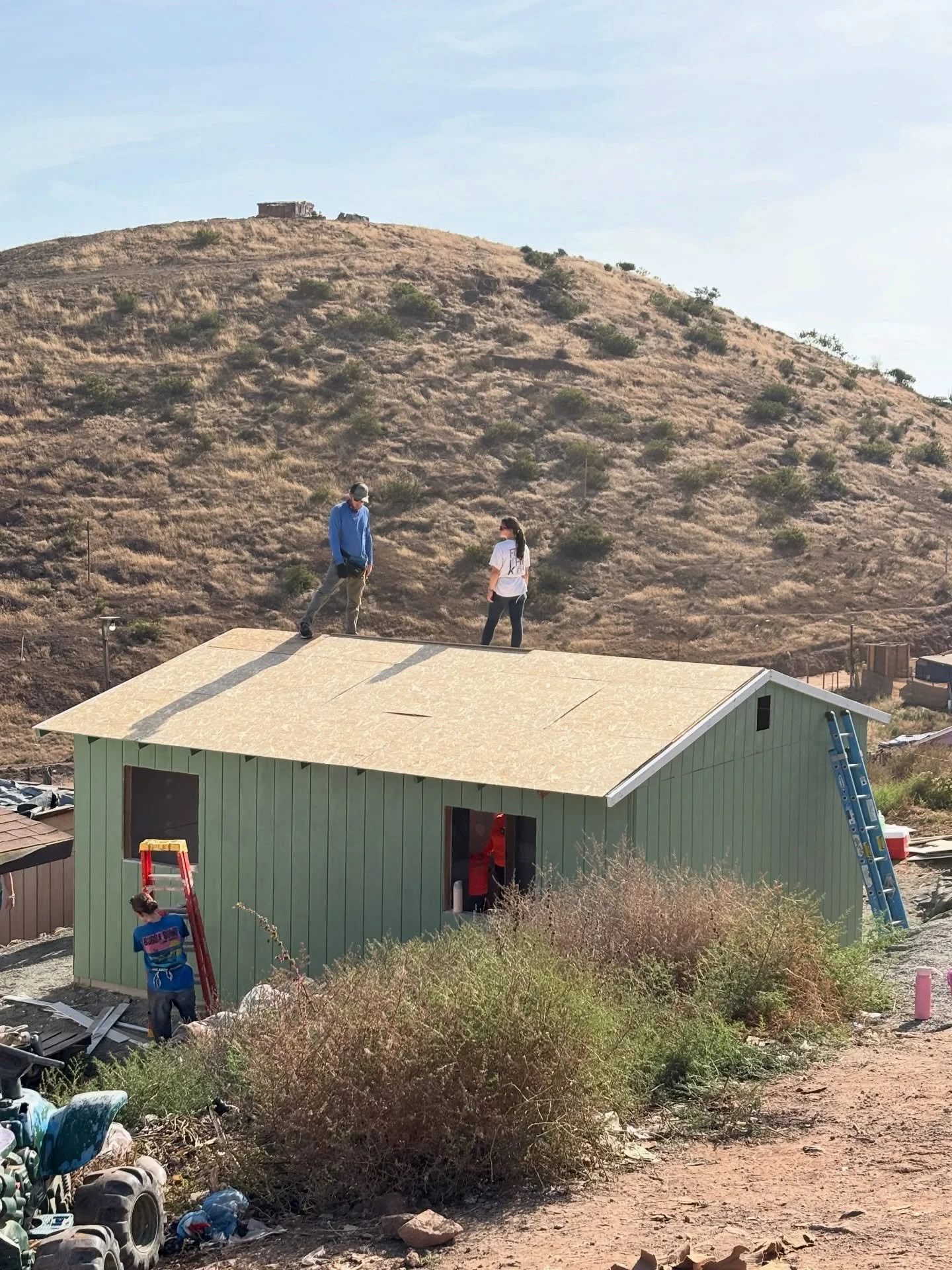 DAY 2: More progress on the house today&hellip;gotta continue to work hard! Check back tomorrow ✌️