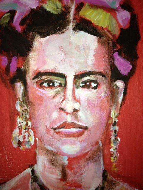   Frida Love  Acrylic on canvas, 24x18 inches 