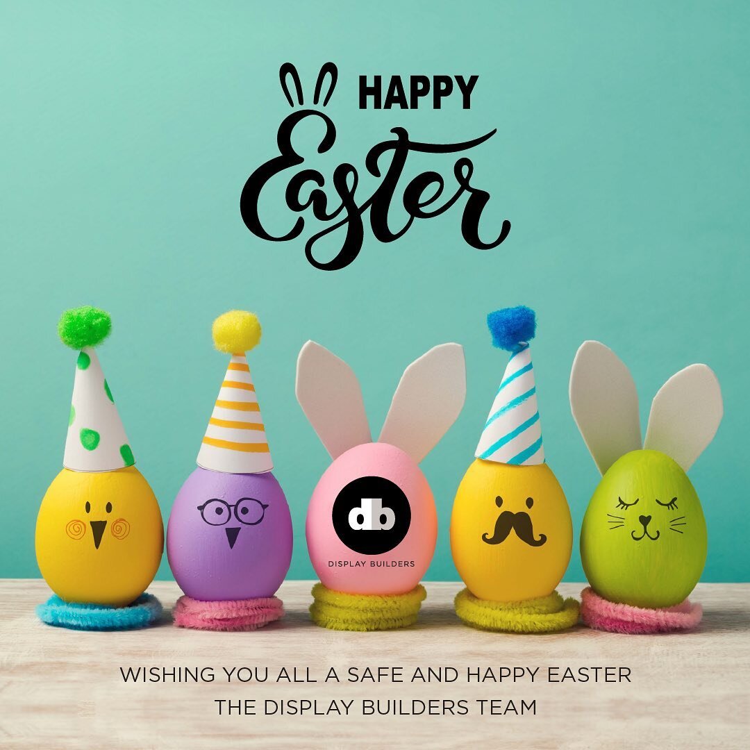 Wishing you a Safe and Happy Easter from the Team at The Display Builders #allthegoodeggs