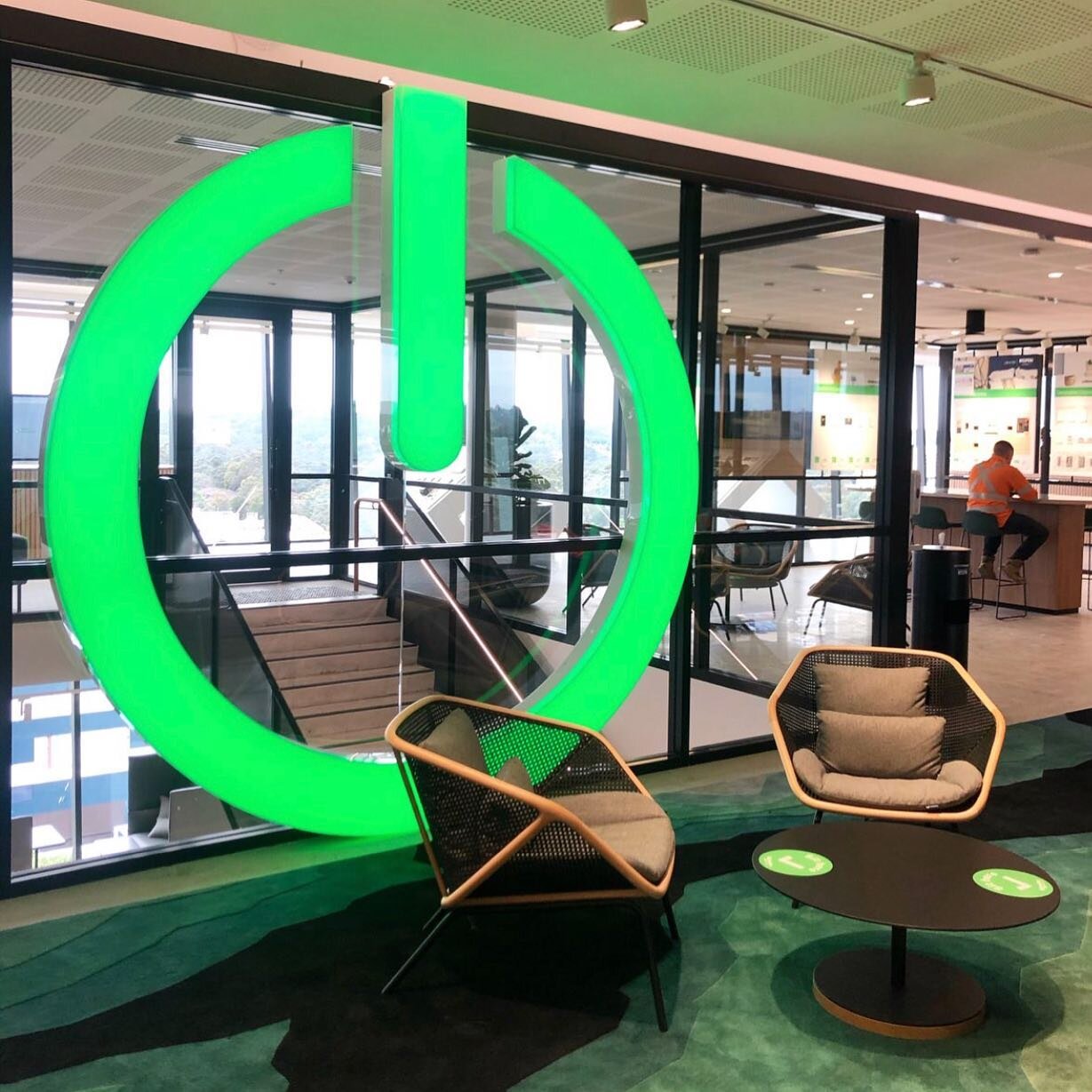 Finishing touches this week at the Innovation Hub featured in the customer experience centre at Schneider Electric new HO. #thedisplaybuilders