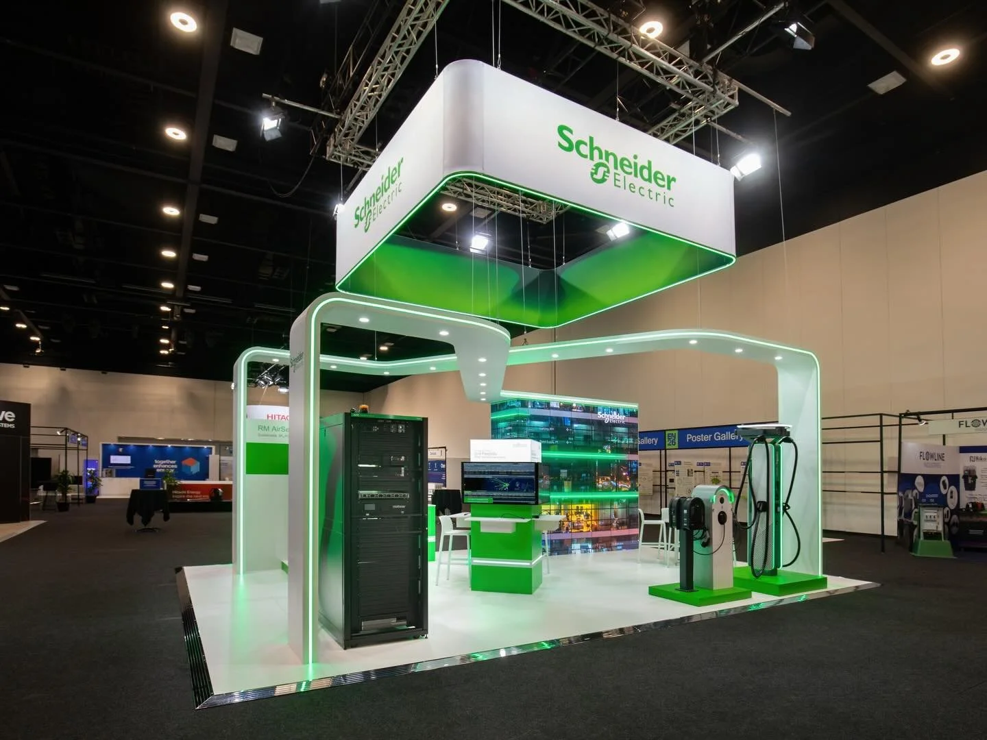 A standout presence at Energy Network 2026 ⚡
Great to collaborate with @schneiderelectric_au to bring this bold, future-focused stand to life &mdash; designed and built by @display.builders With clean architectural lines, immersive digital elements, 