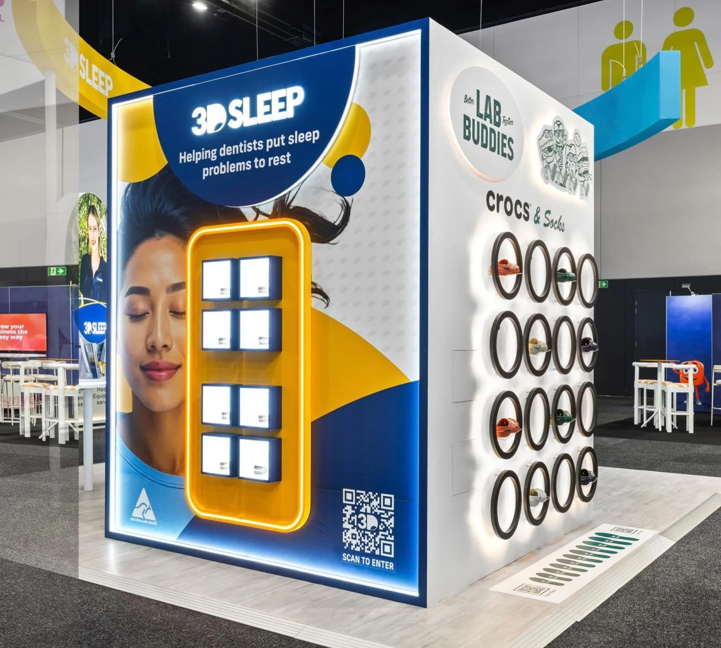 Visibility brings people in. Engagement keeps them there.
 
At #ADX2026, this space was built around interaction first, using targeted activations to draw delegates in and keep them engaged.
 
A custom activation wall, featuring the ever-popular #Cro