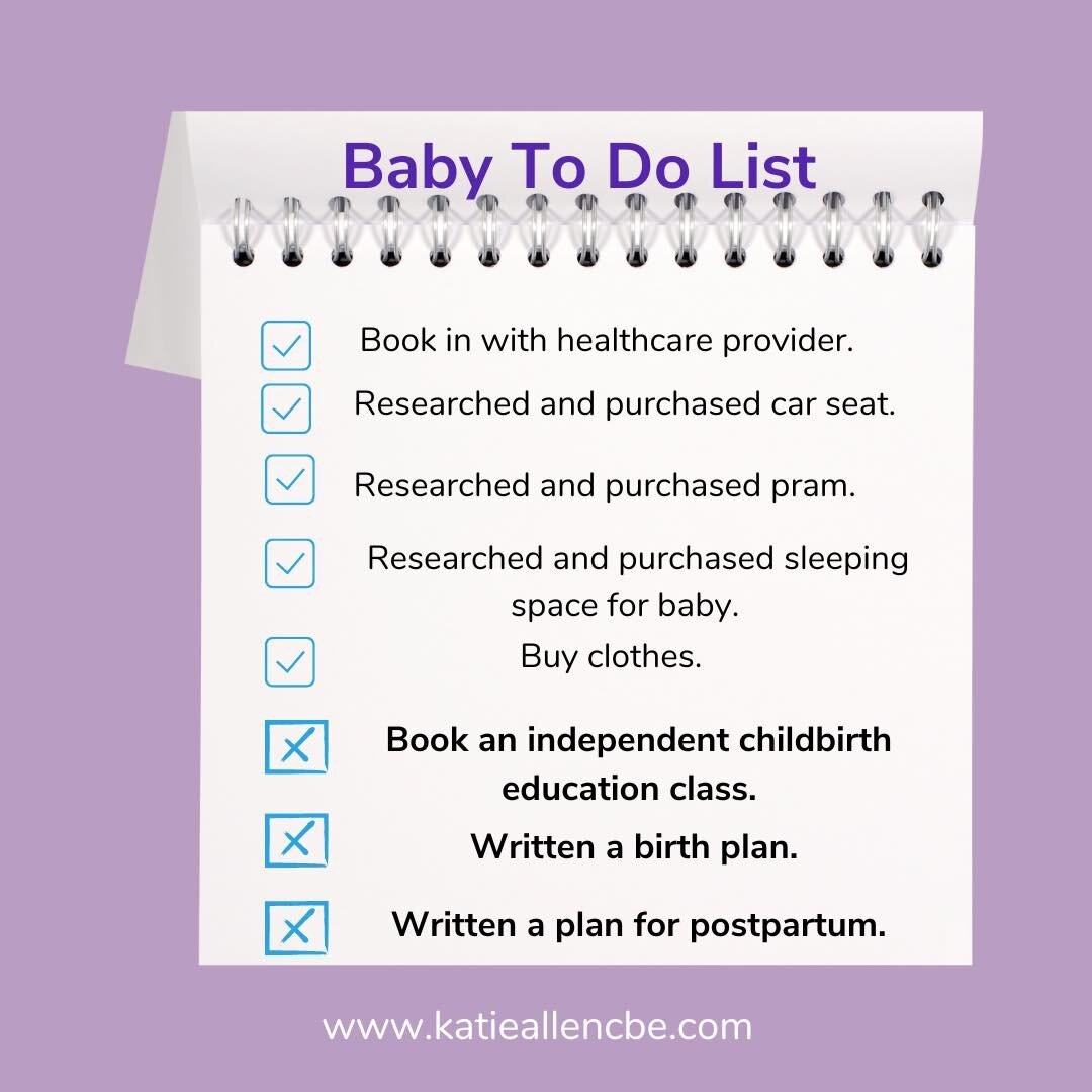 Are you currently in your last trimester and slowly ticking items off your baby to do list? Don&rsquo;t forget to book in for an independent childbirth education class. 

The birth of your baby is a day you will never forget. We don&rsquo;t forget ho