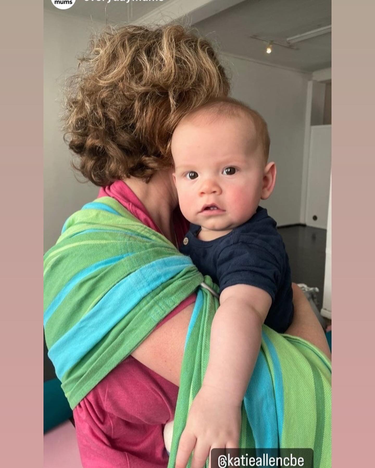 We all need that one friend who pushes us to step outside of our boundaries and comfort zone because they believe in you. Today this person for me was Talia from @everydaymums.

She knew last year that I had completed my training to be a Babywearing 