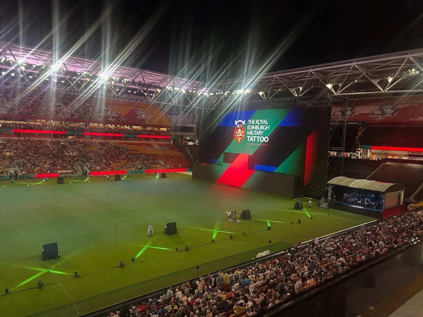 Date night at @edinburghtattoo thanks to tickets from a lovely friend.

How we are showing ourselves and each other love tonight!