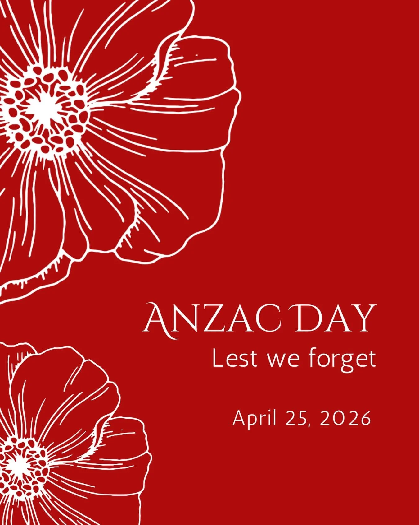 Today we pause to remember those who landed on the shores of Gallipoli 111 years ago and those who have served and continue to serve in the Australian Defence Force.

I think of the families who have had family members serve overseas. Those families 