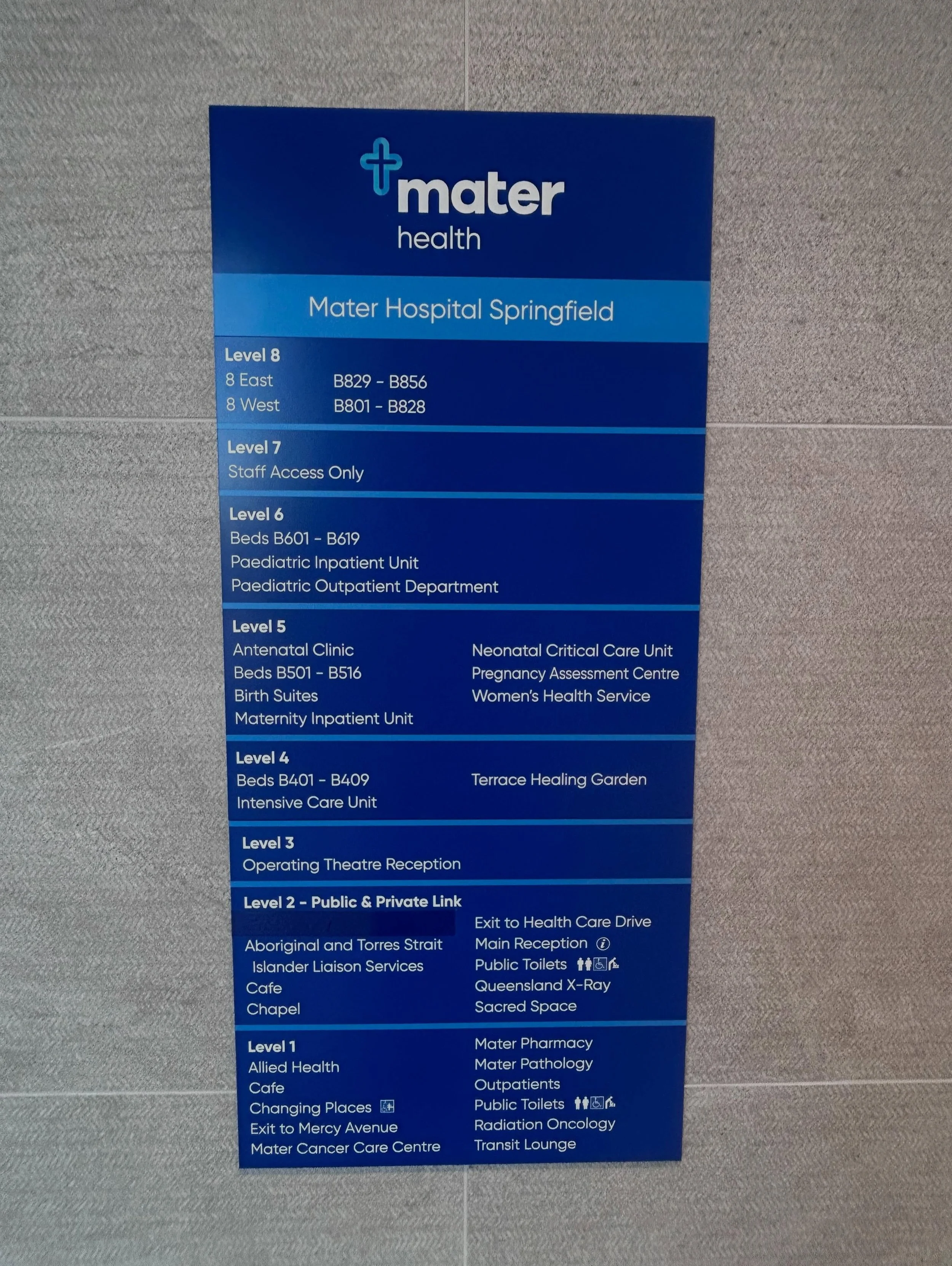 Last week Mater Public Springfield was officially opened, the newest public hospital in Queensland. 

Late last month I got the opportunity to tour the hospital due to being part of the Mater Springfield Advisory Group. This will no doubt be a game c