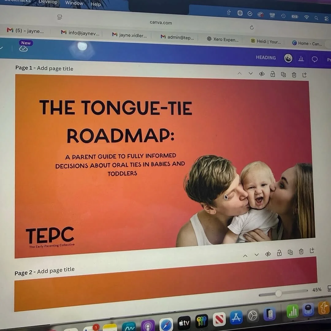@the_early_parenting_collective is creating a resource that is going to help so many. If you&rsquo;ve dealt with a tongue ties can you please answer the questions &amp; DM them. 

This Friday I&rsquo;m spending the entire day in an online business in