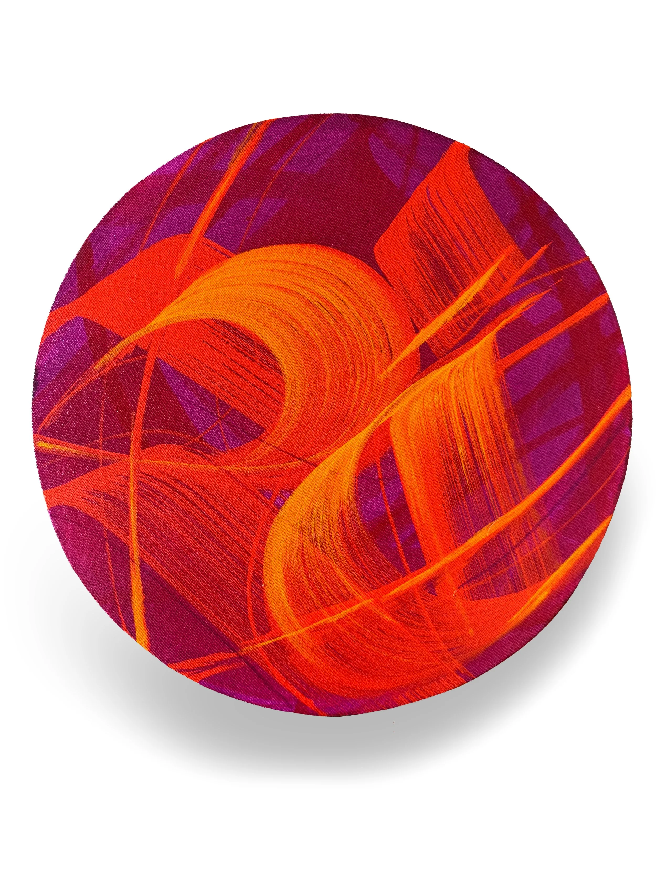 Tika 2, 16” Diameter, Acrylic on canvas, 2024
NRS. 229,577