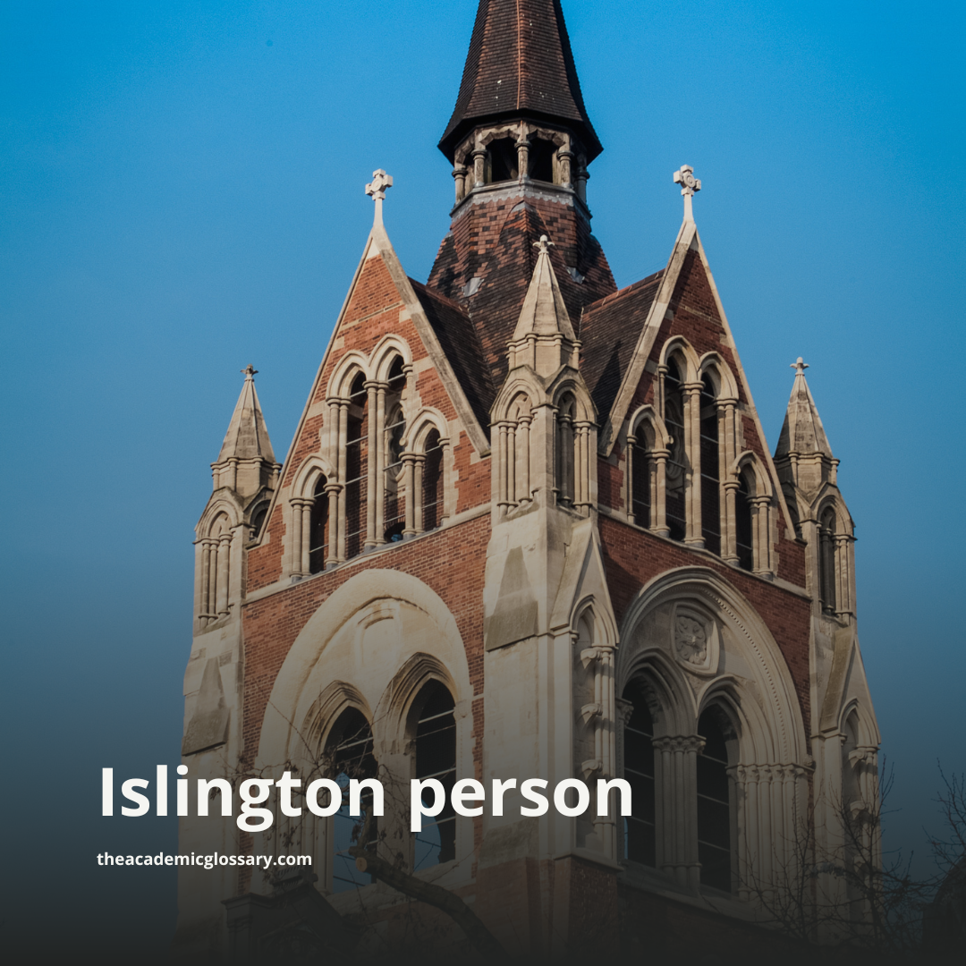 Islington person