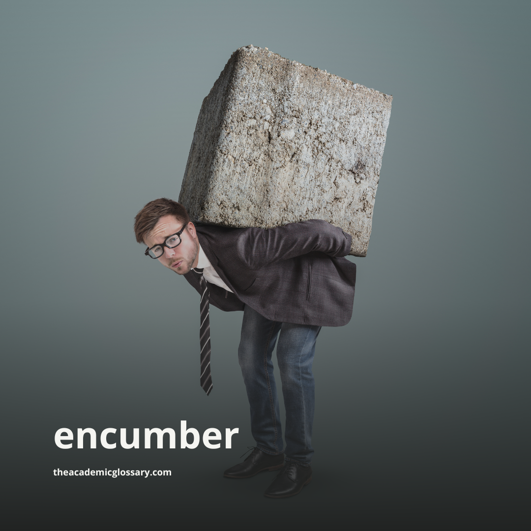 encumber