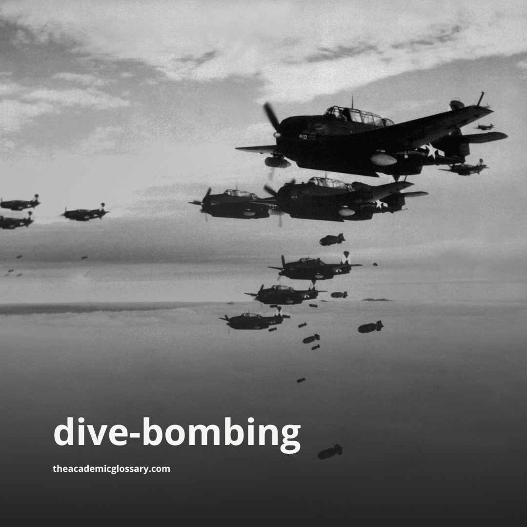 dive-bombing