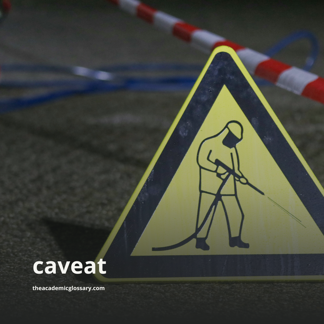 caveat