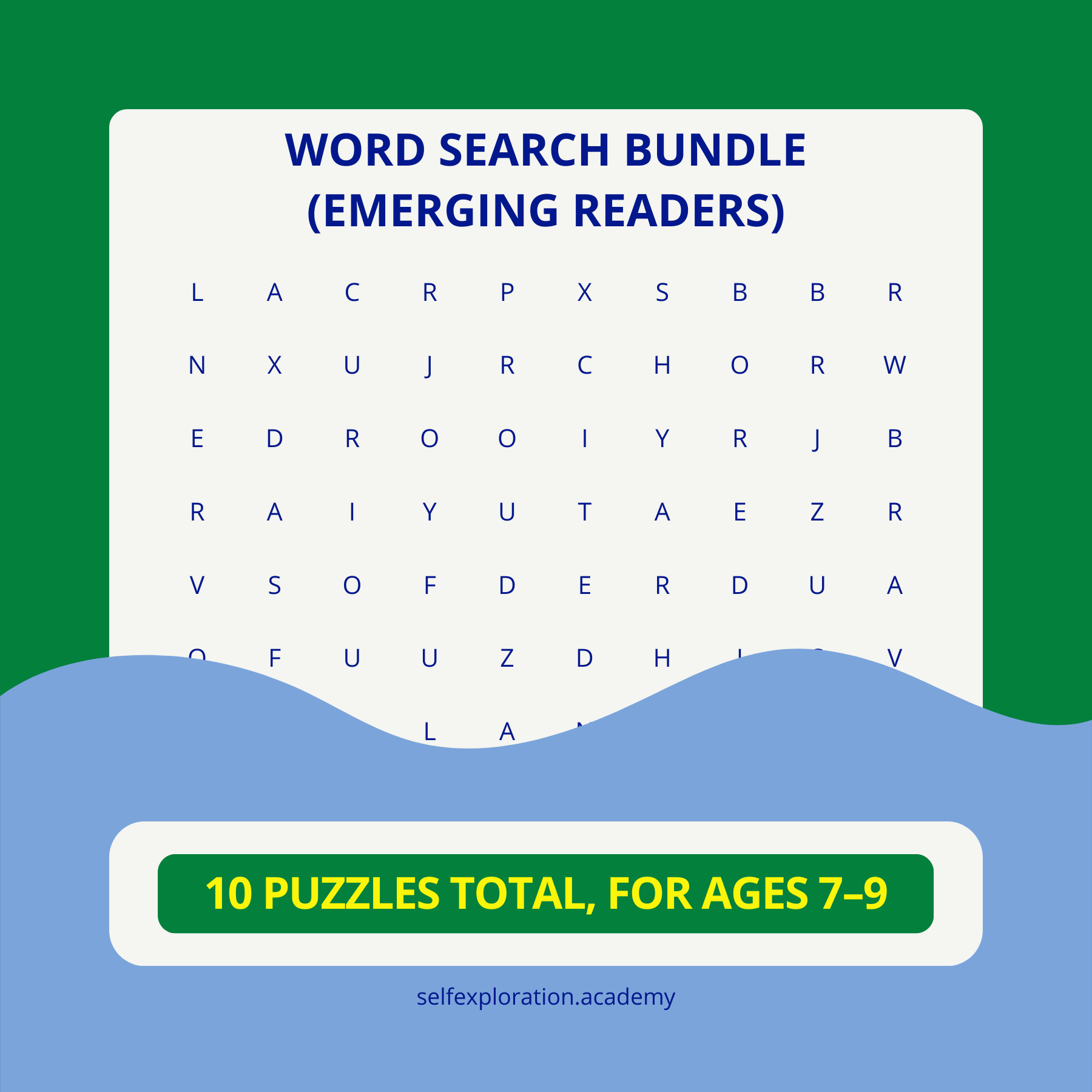 Group B Word Search Bundle (Ages 7–9)