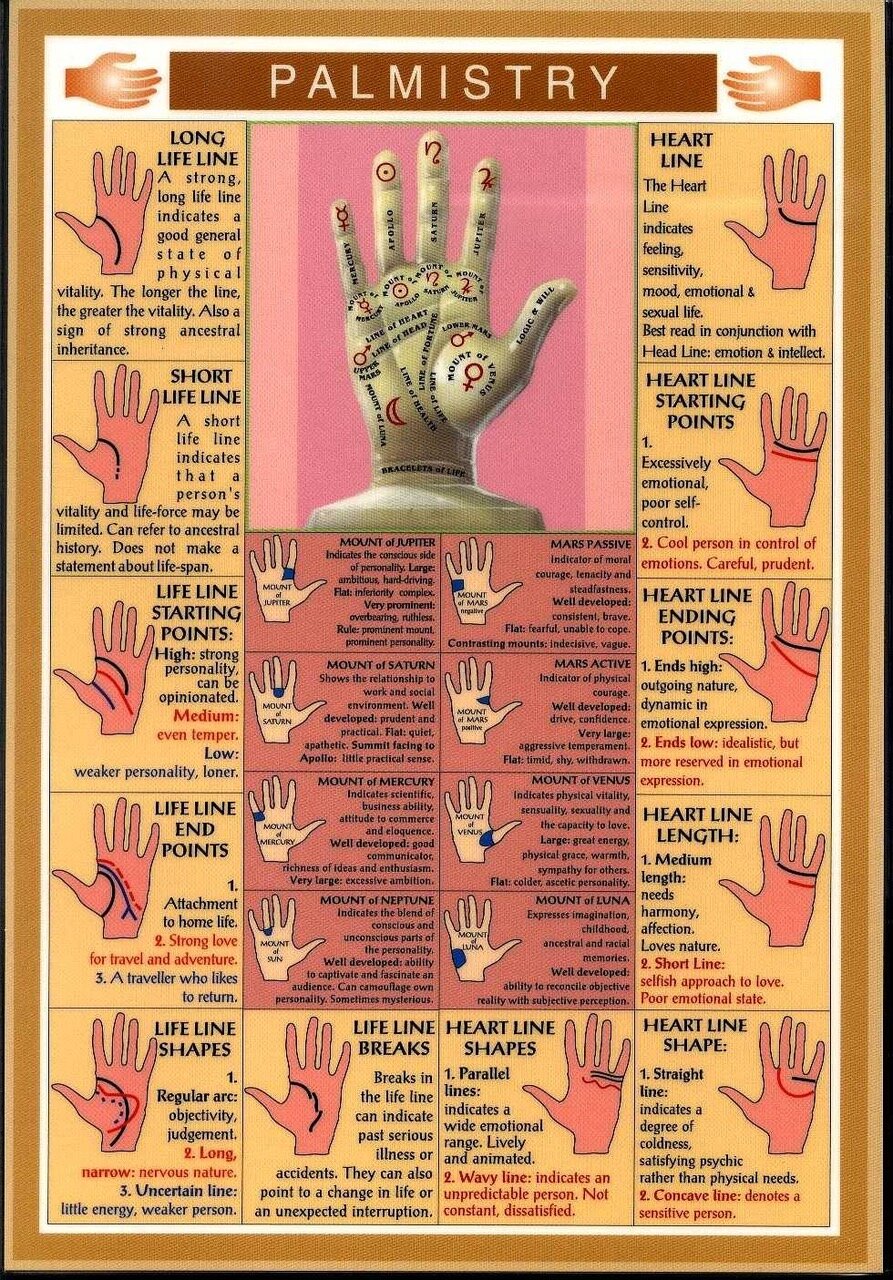 Indian Palmistry/The Lines - Wikisource, the free online library