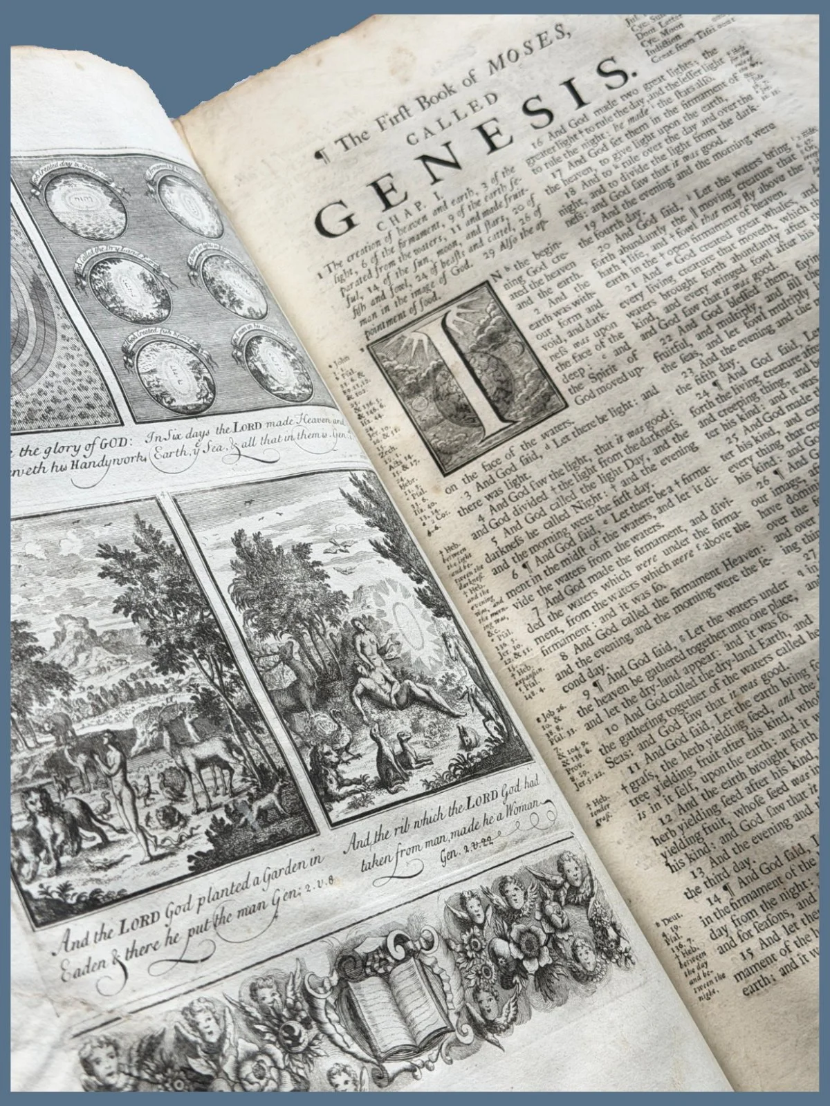 Genesis 1 in an old King James Bible