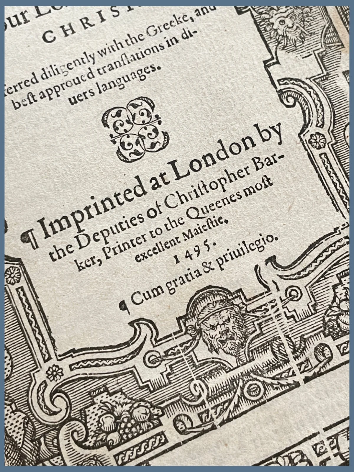 1495 Geneva Bible Misprint