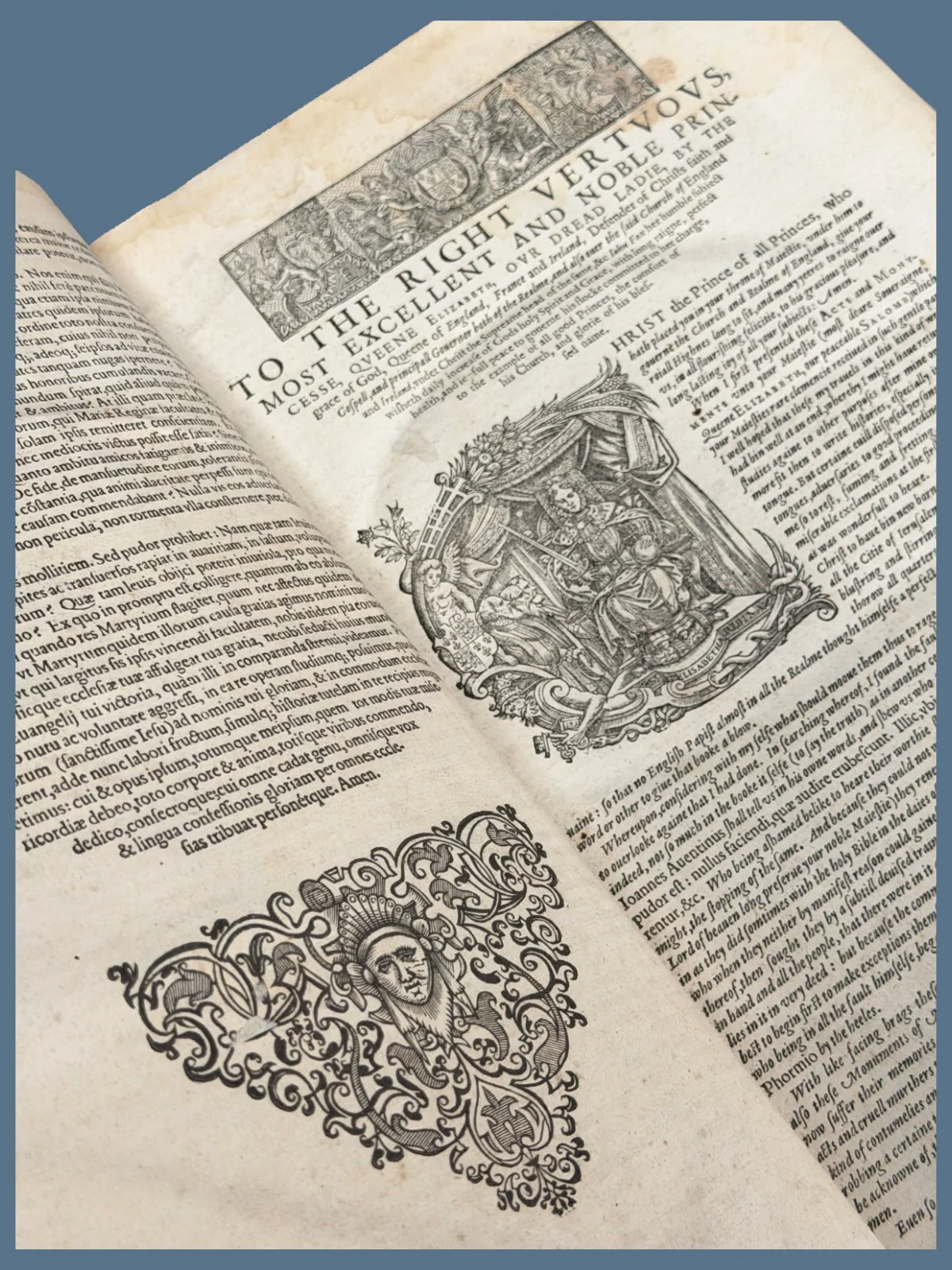 Queen Elizabeth Woodcut