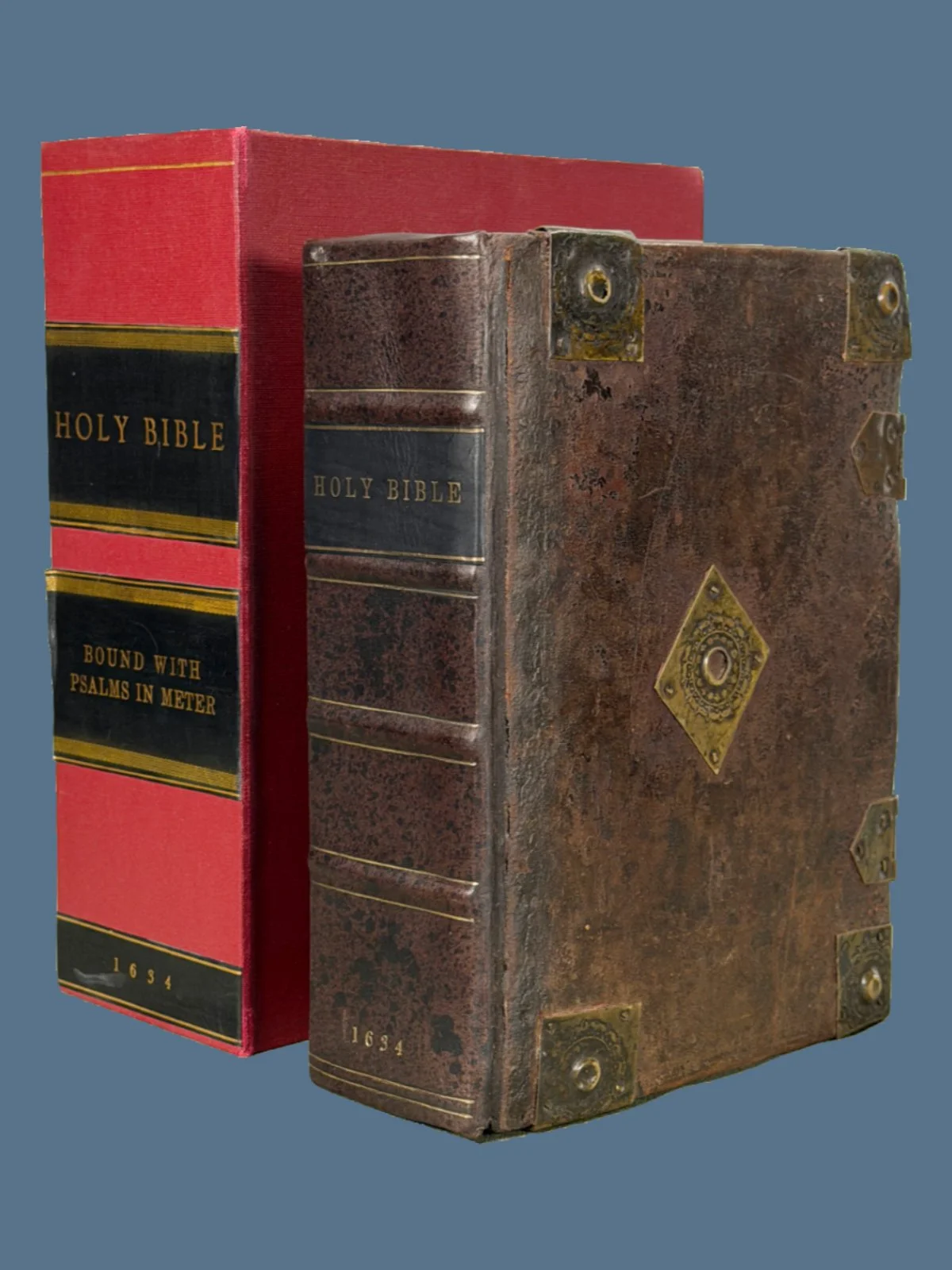 King James Bible with Metalwork