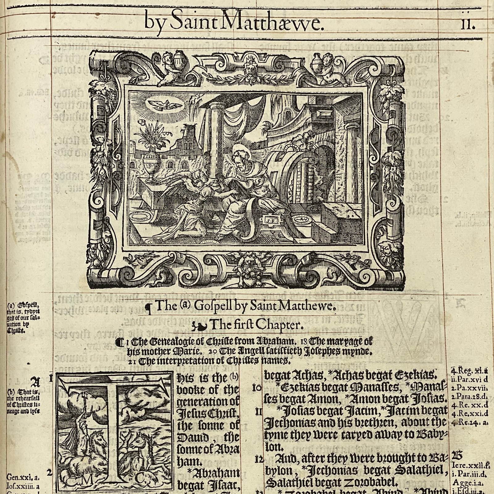  Woodcut first chapter initials and illustrations were placed within the text. 